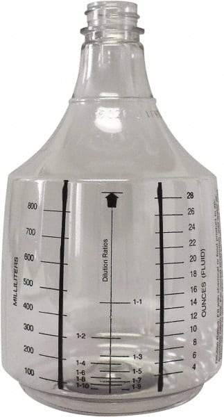 PRO-SOURCE - 36 oz Polyethylene Bottle - Clear - All Tool & Supply