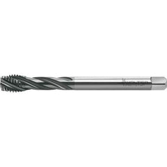 Walter-Prototyp - M16x2.00 Metric 4 Flute 6HX Semi-Bottoming Spiral Flute Tap - High Speed Steel, TiAlN Finish, 110mm OAL, Right Hand Flute, Right Hand Thread, Series TC121 - All Tool & Supply