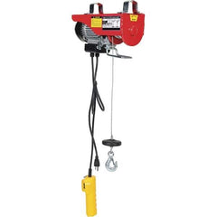 Vestil - 0.1 Ton Capacity, 30 FPM Lift Speed, 115 Volt, Cable Hoist Puller - 18 & 36' Max Lift - All Tool & Supply