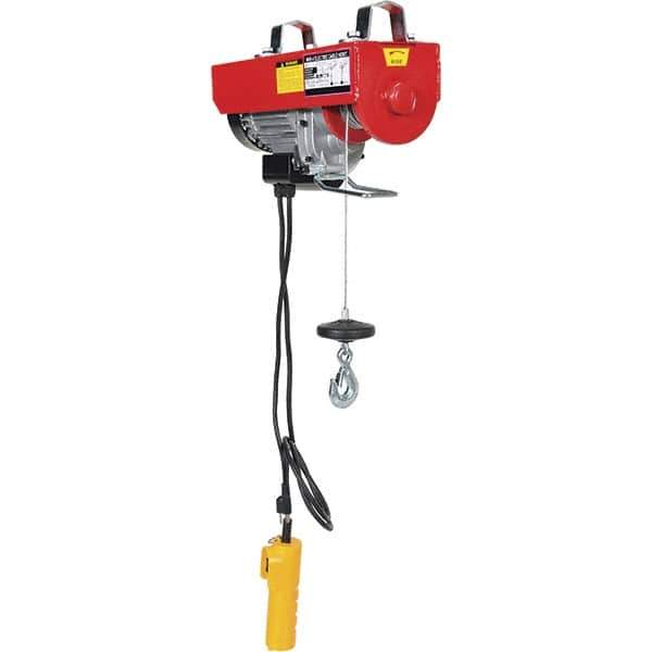 Vestil - 0.2 Ton Capacity, 30 FPM Lift Speed, 115 Volt, Cable Hoist Puller - 18 & 36' Max Lift - All Tool & Supply