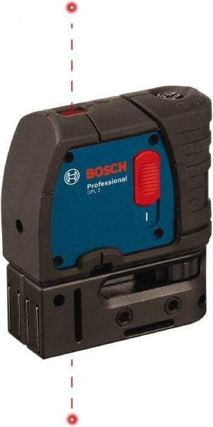 Bosch - 2 Beam 100' Max Range Self Leveling Dot Laser Level - 1/4" at 100' & 1/8" at 30' Accuracy, Battery Included - All Tool & Supply