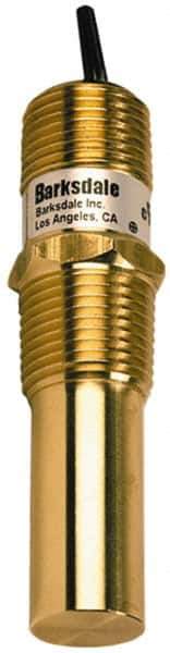 Barksdale - 50 to 300°F Bi-Metal Compact Switch - 1/2" NPT, 11/16 x 1-1/2 Rigid Stem, Brass, ±10°F - All Tool & Supply