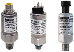 Barksdale - 500 Max psi, ±0.5% Accuracy, 1/4-18 NPT (Male) Connection Pressure Transducer - 1 to 11 VDC Output Signal, Shielded & Jacketed Cable - 1m Wetted Parts, 1/4" Thread, -40 to 185°F, 30 Volts - All Tool & Supply