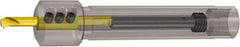 Vargus - Internal Thread, Neutral Cut, 3/4" Shank Width x 3/4" Shank Height Indexable Threading Toolholder - 3.74" OAL, 4.0SIR Insert Compatibility, SMC Toolholder, Series Micro - All Tool & Supply