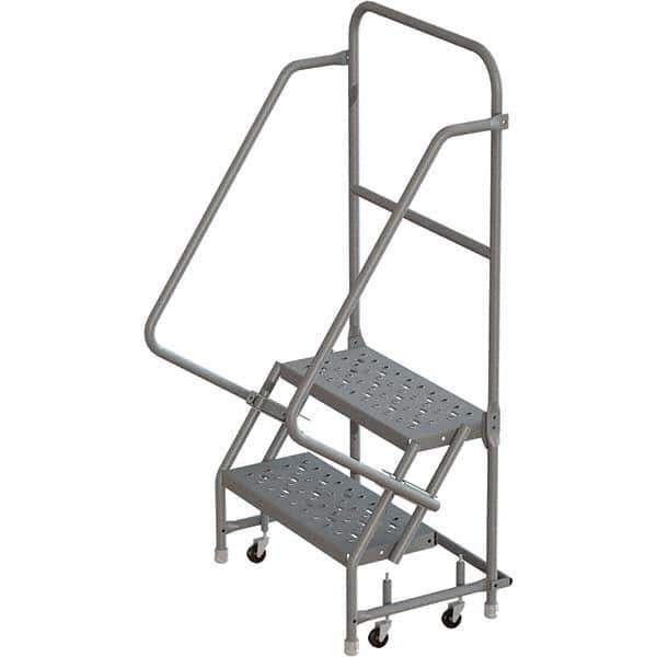 TRI-ARC - Rolling & Wall Mounted Ladders & Platforms Type: Rolling Warehouse Ladder Style: Rolling Platform Ladder - All Tool & Supply