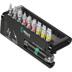 Wera - Power & Impact Screwdriver Bit Sets Point Type: Phillips; Pozidriv; Slotted Tool Type: Phillips; Pozidriv; Slotted - All Tool & Supply