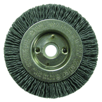 3" Diameter - 1/2 - 3/8" Arbor Hole - Abrasive Nylon Straight Nylox Wheel - All Tool & Supply