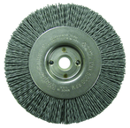 4" Diameter - 1/2 - 3/8" Arbor Hole - Abrasive Nylon Straight Nylox Wheel - All Tool & Supply