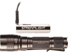 Streamlight - White LED Bulb, 1,000 Lumens, Industrial/Tactical Flashlight - Black Aluminum Body, 1 18650 Lithium-Ion Battery Included - All Tool & Supply