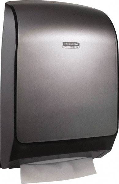 Kimberly-Clark Professional - Manual, Metal/Plastic Paper Towel Dispenser - 18.8" High x 12.69" Wide x 5.52" Deep, Silver - All Tool & Supply