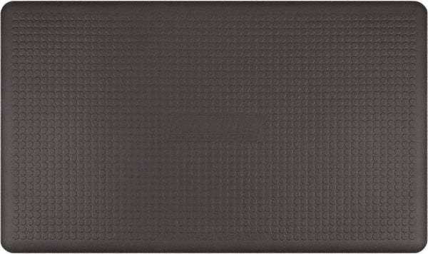 Smart Step - 5' Long x 3' Wide, Dry Environment, Anti-Fatigue Matting - Gray, Urethane with Urethane Sponge Base, Beveled on 3 Sides - All Tool & Supply