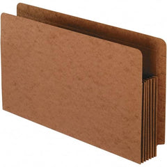 Pendaflex - 15-3/4 x 9-1/2", Legal, Brown, Expandable File Folders with Drop Front & End Tab Pocket - Straight Tab Cut Location - All Tool & Supply