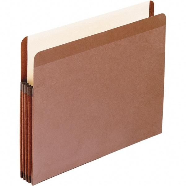 Pendaflex - 11-3/4 x 9-1/2", Letter Size, Brown, Expandable File Folders with Drop Front & End Tab Pocket - Straight Tab Cut Location - All Tool & Supply