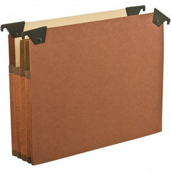 Pendaflex - 12 x 10", Letter Size, Brown, Hanging File Folder - 1/5 Tab Cut Location - All Tool & Supply