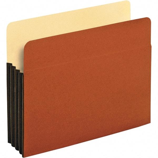 Pendaflex - 11-3/4 x 9-1/2", Letter Size, Brown, Expansion Folders - Straight Tab Cut Location - All Tool & Supply