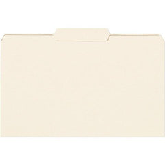 SMEAD - 14-3/4 x 9-1/2", Legal, Manila, File Folders with Top Tab - 11 Point Stock, 1/3 Tab Cut Location - All Tool & Supply