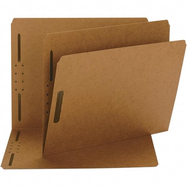 SMEAD - 11-5/8 x 9-1/2", Letter Size, Brown, File Folders with Top Tab - 11 Point Stock, Straight Tab Cut Location - All Tool & Supply