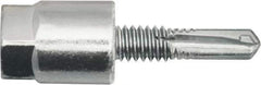 Powers Fasteners - 3/8" Zinc-Plated Steel Vertical (End Drilled) Mount Threaded Rod Anchor - 1/4" Diam x 1" Long, Hex Head, 4,690 Lb Ultimate Pullout, For Use with Steel - All Tool & Supply