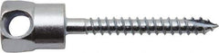 Powers Fasteners - 3/8" Zinc-Plated Steel Horizontal (Cross Drilled) Mount Threaded Rod Anchor - 1/4" Diam x 2" Long, Hex Head, 1,800 Lb Ultimate Pullout, For Use with Wood - All Tool & Supply