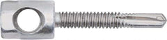 Powers Fasteners - 3/8" Zinc-Plated Steel Horizontal (Cross Drilled) Mount Threaded Rod Anchor - 1/4" Diam x 1" Long, Hex Head, 2,810 Lb Ultimate Pullout, For Use with Steel - All Tool & Supply