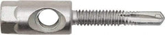 Powers Fasteners - 3/8" Zinc-Plated Steel Dual (Cross & End Drilled) Mount Threaded Rod Anchor - 1/4" Diam x 1-1/2" Long, Hex Head, 4,690 Lb Ultimate Pullout, For Use with Steel - All Tool & Supply