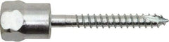 Powers Fasteners - 3/8" Zinc-Plated Steel Vertical (End Drilled) Mount Threaded Rod Anchor - 1/4" Diam x 3" Long, Hex Head, 2,075 Lb Ultimate Pullout, For Use with Wood - All Tool & Supply