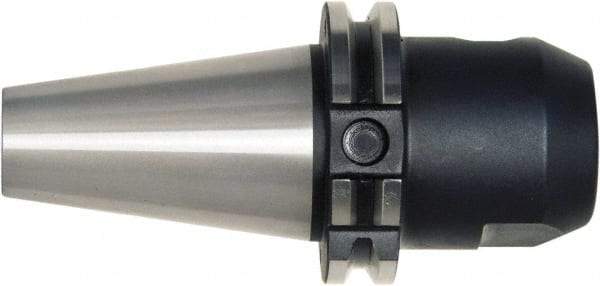 Bilz - CAT50 3/4" Shank Diam Taper Shank 3/4" Hole End Mill Holder/Adapter - 1-3/4" Nose Diam, 5-3/4" Projection, Through-Spindle, Through-Bore & DIN Flange Coolant - Exact Industrial Supply