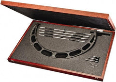 Starrett - Interchangeable-Anvil Micrometers Operation Type: Mechanical Minimum Measurement (mm): 500.00 - All Tool & Supply