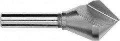 Magafor - 5/8" Head Diam, 3/8" Shank Diam, 1 Flute 82° Cobalt Countersink - Uncoated, 2-1/4" OAL, Single End, Straight Shank, Right Hand Cut - All Tool & Supply