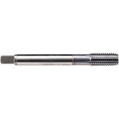 Emuge - 1/2-13 UNC, Semi-Bottoming Chamfer, TiCN Finish, High Speed Steel Thread Forming STI Taps - 4-21/64" OAL, 0.48" Shank Diam - Exact Industrial Supply