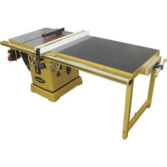 Jet - 10" Blade Diam, 5/8" Arbor Diam, 3 Phase Table Saw - 5 hp, 230/460 Volt, 11-1/4" Cutting Depth - All Tool & Supply