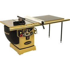 Powermatic - 10" Blade Diam, 5/8" Arbor Diam, 1 Phase Table Saw - 5 hp, 230 Volt, 11-1/4" Cutting Depth - All Tool & Supply