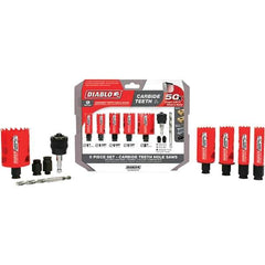 Freud - Hole Saw Kits Minimum Saw Diameter (Inch): 1 Maximum Saw Diameter (Inch): 2 - All Tool & Supply