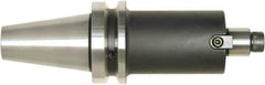 Bilz - CAT40 Taper Shank 3/4" Pilot Diam Shell Mill Holder - 6" Flange to Nose End Projection, 1-3/4" Nose Diam, 3/8-24 Lock Screw, Through-Spindle Coolant - Exact Industrial Supply