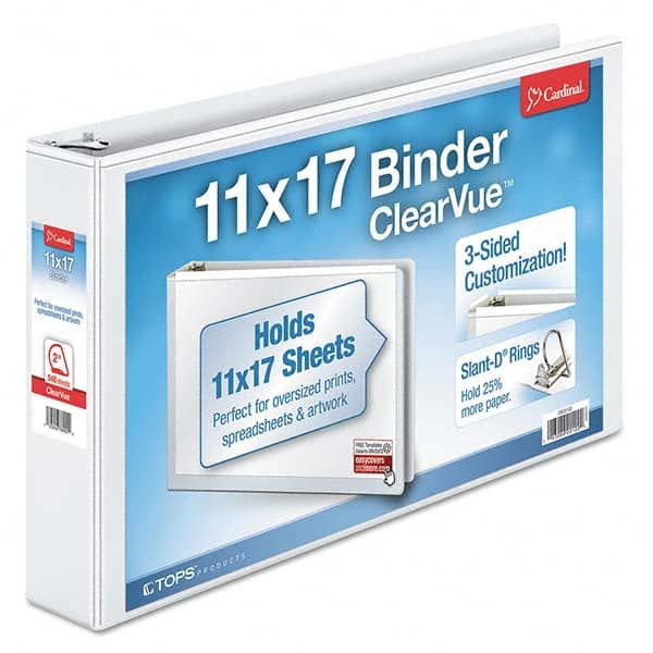 Cardinal - Ring Binders Binder Type: View Capacity: 2" - All Tool & Supply