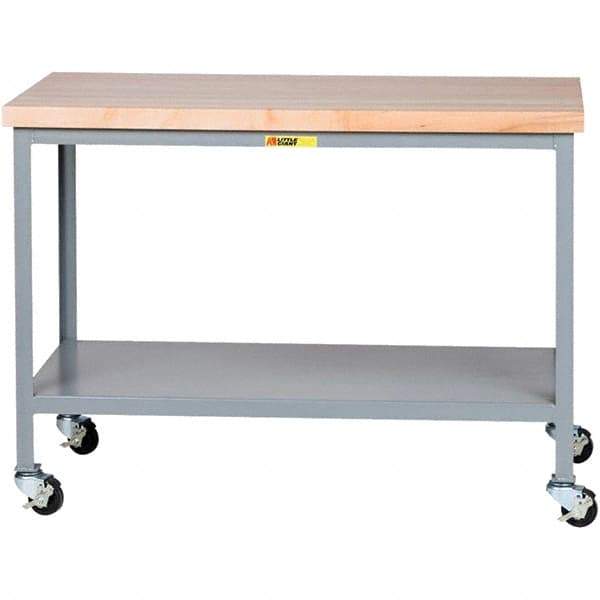 Little Giant - Mobile Work Benches Type: Butcher Block Top Length: 30 (Inch) - All Tool & Supply