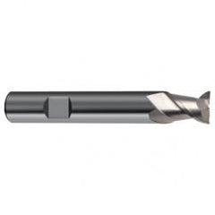 3mm Dia. - 50mm OAL - 45° Helix Bright Carbide End Mill - 2 FL - All Tool & Supply