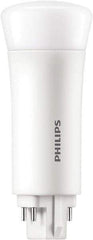 Philips - 5 Watt LED Commercial/Industrial 4 Pin Lamp - 2,700°K Color Temp, 550 Lumens, Plug-in-Vertical, 50,000 hr Avg Life - All Tool & Supply