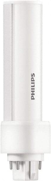 Philips - 5 Watt LED Commercial/Industrial 2 Pin Lamp - 4,000°K Color Temp, 580 Lumens, 60 Volts, PLS, 50,000 hr Avg Life - All Tool & Supply