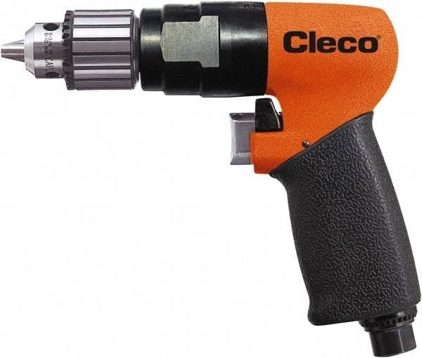 Cleco - 3/8" Keyed Chuck - Pistol Grip Handle, 600 RPM, 0.16 LPS, 20 CFM, 0.7 hp, 90 psi - All Tool & Supply