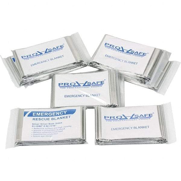 PRO-SAFE - Mylar Rescue & Emergency Blanket - 82-11/16" Long x 51-13/64" Wide - All Tool & Supply