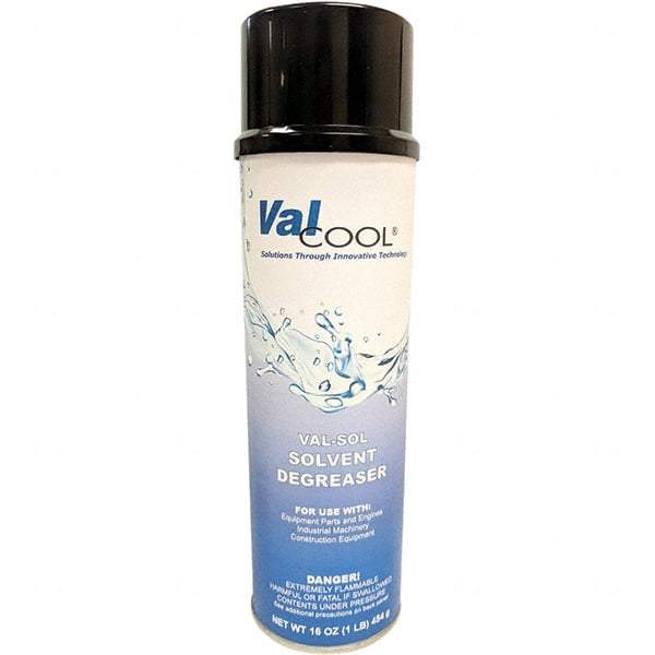 ValCool - 20 oz Can Cleaner/Degreaser - Aerosol, Solvent-Based, Unscented - All Tool & Supply