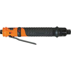 Cleco - 1/4" Bit Holder, 260 RPM, Inline Handle Air Screwdriver - 0.3 to 3.8 Ft/Lb Torque, 1/8" Inlet, 11 CFM - All Tool & Supply