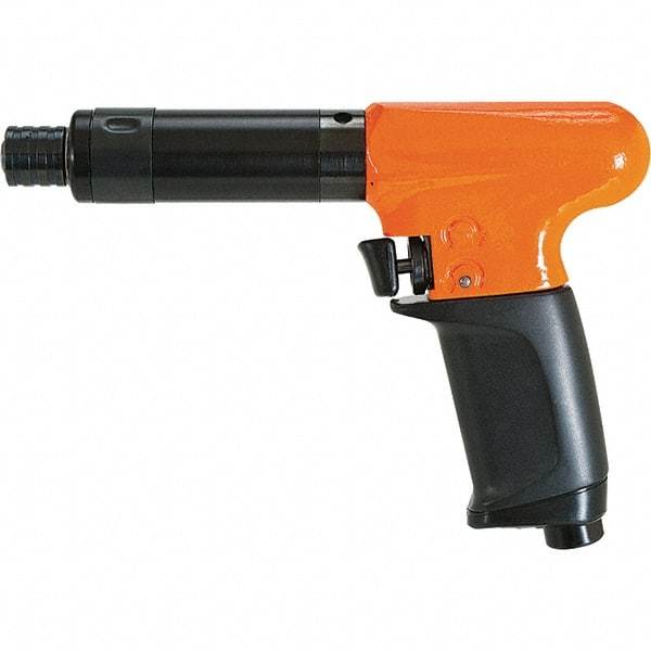 Cleco - 1/4" Bit Holder, 1,100 RPM, Pistol Grip Handle Air Screwdriver - 140 Ft/Lb Torque, 1/4" Inlet, 22 CFM - All Tool & Supply