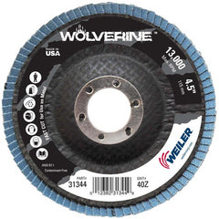 4-1/2″ Vortec Pro Abrasive Flap Disc, Angled, Phenolic Backing, 40Z, 7/8″ Arbor Hole - All Tool & Supply