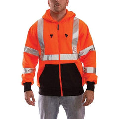 Tingley - Size 2XL Jacket - High Visbility Orange, Polyester, Zipper Closure, 52 to 54" Chest - All Tool & Supply