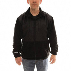 Tingley - Size L Jacket - Black, Polyester, Zipper Closure, 44 to 46" Chest - All Tool & Supply