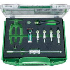 KUKKO - 1 Piece, 1/4 to 1-3/16" Spread, Blind Hole Puller Set - 1 Jaws, 3-5/8" Reach - All Tool & Supply