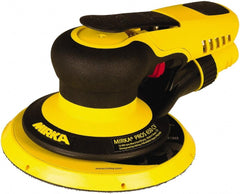 Mirka - 12,000 RPM, 485 LPM Air Consumpion, Random Air Orbital Sander - Round Pad, Hook & Loop Backing, 1/4 NPT Inlet - All Tool & Supply