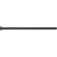 Gibraltar - 0.082" Pin Diam, 0.1476" Head Diam x 0.1033" Head Height, 2-1/2" OAL, Conical Pin - High Speed Steel - All Tool & Supply